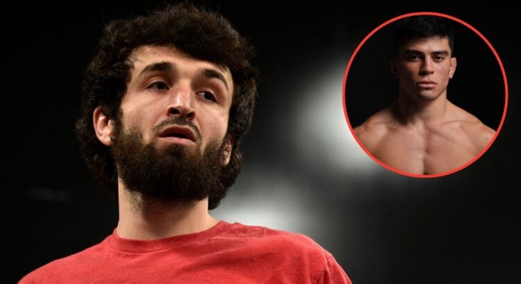 Image of Zabit Magomedsharipov. Inset, Kevin Vallejos
