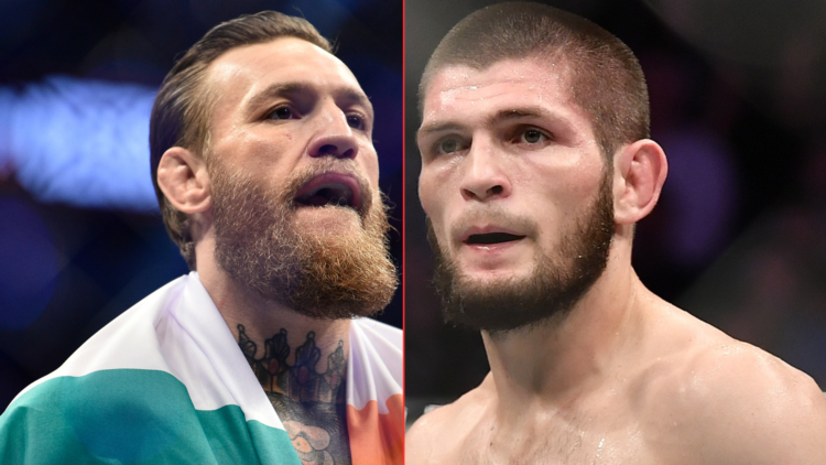 Conor McGregor after beating Donald Cerrone and Khabib Nurmagomedov inside the octagon