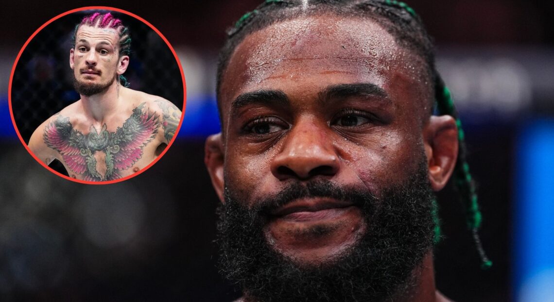 Image of Aljamain Sterling. Inset, Sean O'Malley
