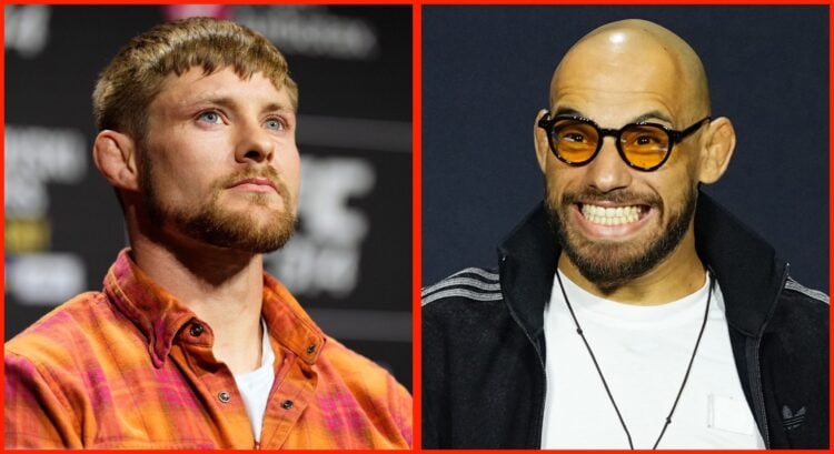 Split image of Bryce Mitchell and Jean Silva