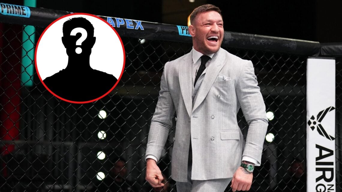 Conor McGregor enters the cage during The Ultimate Fighter 31 season, inset mystery