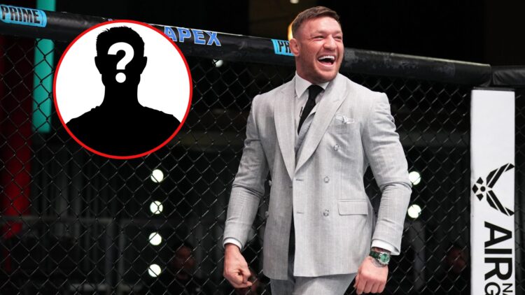 Conor McGregor enters the cage during The Ultimate Fighter 31 season, inset mystery