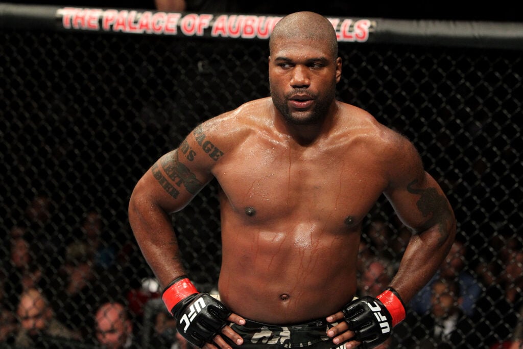 Quinton Rampage Jackson during his fight with Lyoto Machida at UFC 123
