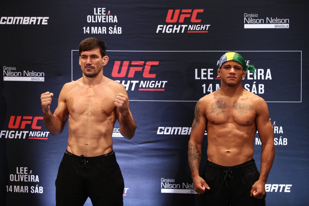 UFC Fight Night Lee v Oliveira: Weigh-Ins