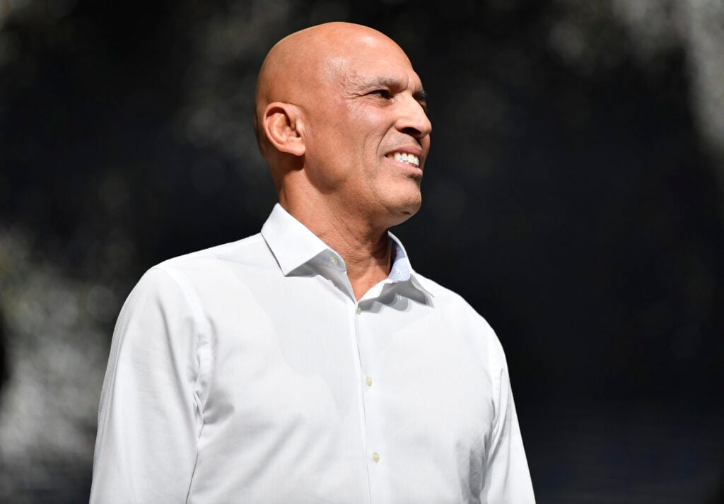Royce Gracie on stage at the UFC Hall of Fame 2020 Induction Ceremony
