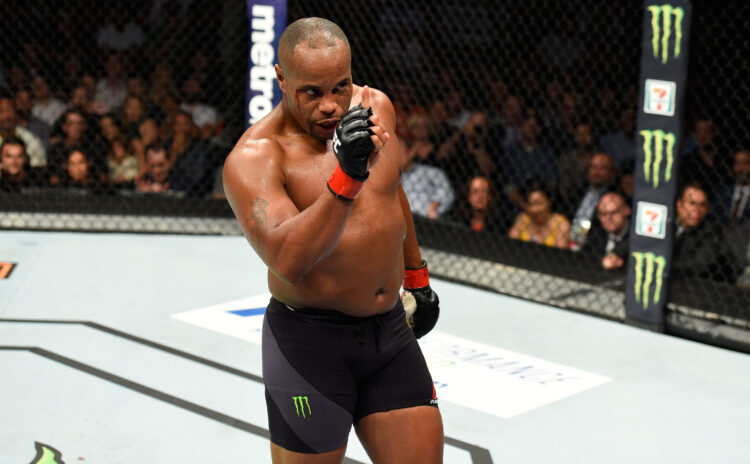 not pictured in their UFC light heavyweight championship bout during the UFC 214 event at Honda Center on July 29, 2017 in Anaheim, California.  (Photo by Josh Hedges/Zuffa LLC/Zuffa LLC via Getty Images