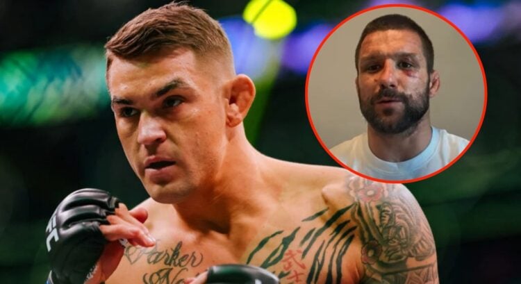 Dustin Poirier prepares to fight Charles Oliveira at UFC 269 with an inset of Mateusz Gamrot on The Ariel Helwani Show