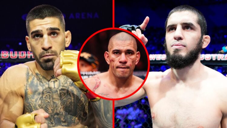 Ilia Topuria prepares to face Max Holloway at UFC 308 with Islam Makhachev preparing to face Alexander Volkanovski at UFC 284 with an inset of Alex...
