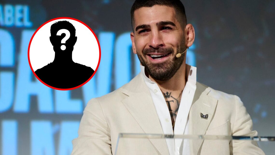 Main: Ilia Topuria Attends "WOW 17" Press Conference In Madrid. Inset: Mystery fighter.