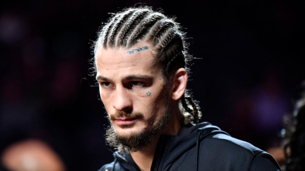 Image of Sean O'Malley walking out at UFC 248