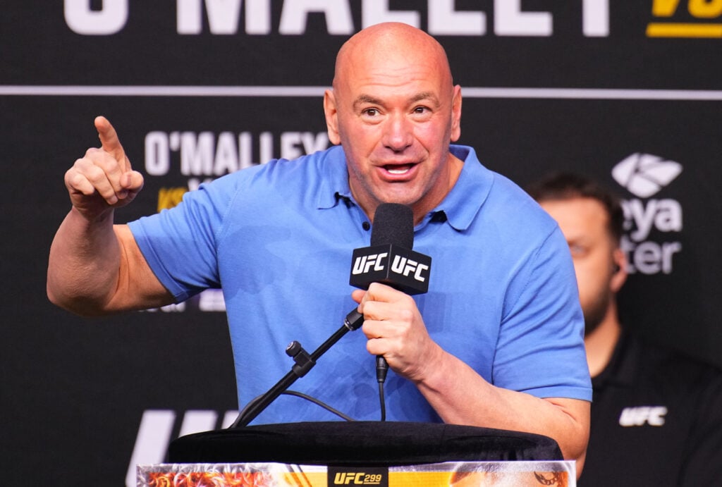 Dana White at UFC 299 press conference