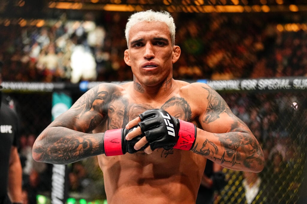 Charles Oliveira ahead of his fight with Michael Chandler