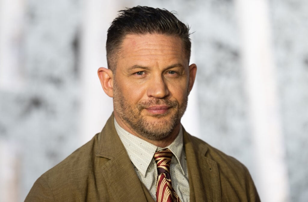 Tom Hardy attends the world premiere of "Havoc"