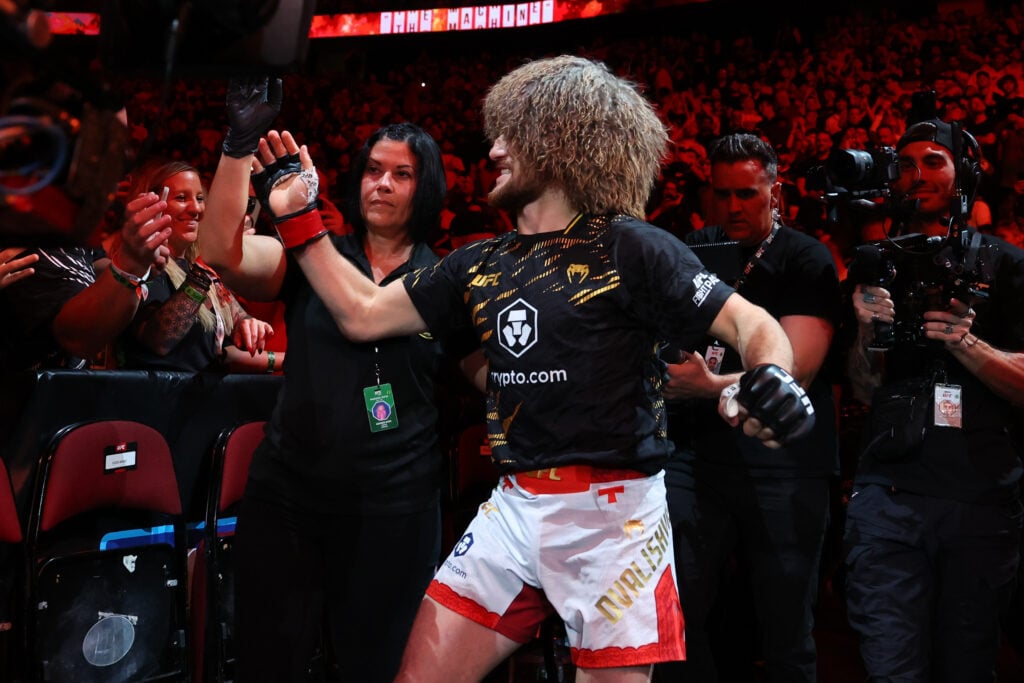 Merab Dvalishvili during his UFC 316 walkout