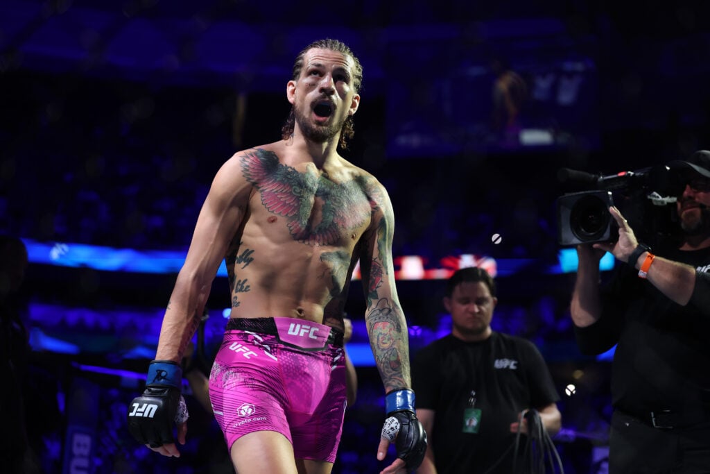Sean O'Malley enters the Octagon for his rematch with Merab Dvalishvili at UFC 316