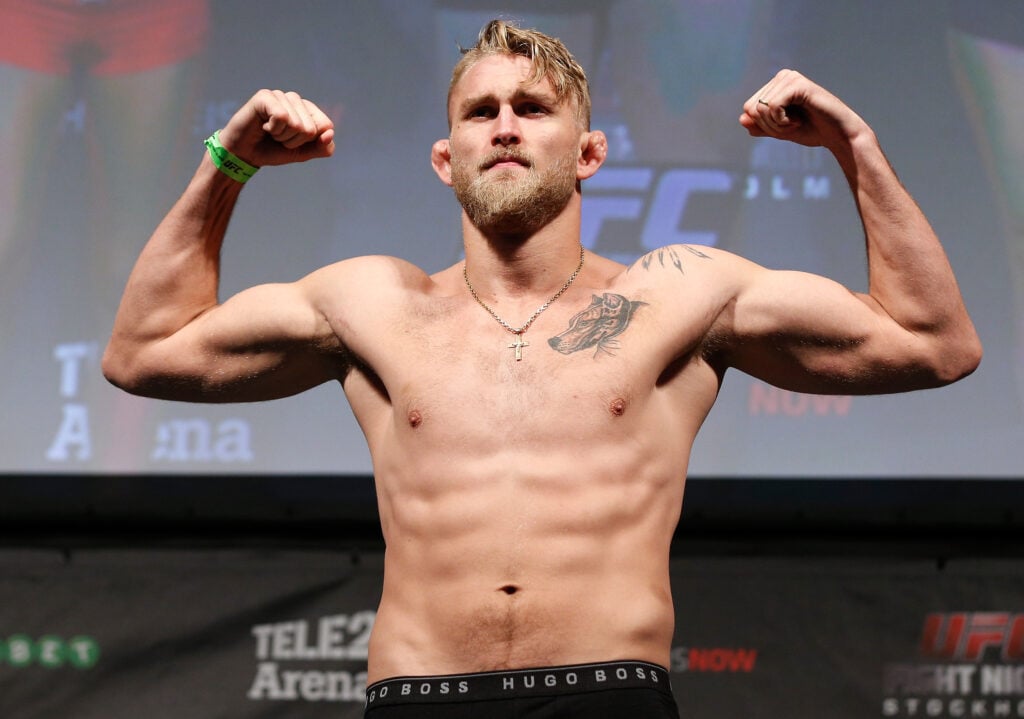 Alexander Gustafsson weighs-in ahead of UFC Sweden
