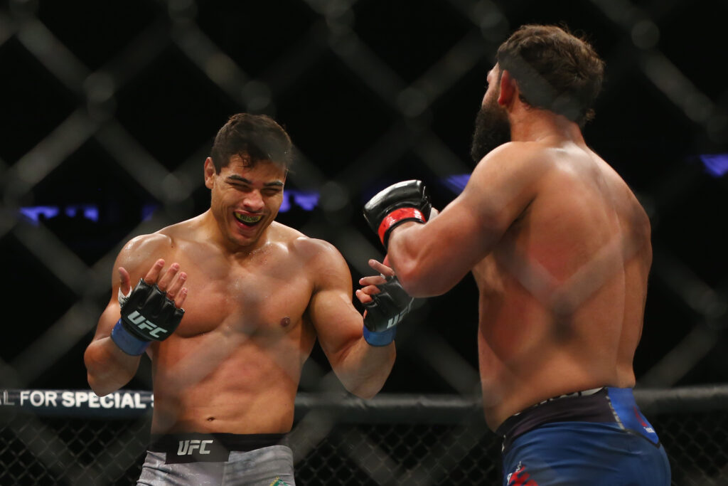Paulo Costa during his UFC 217 fight against Johny Hendricks