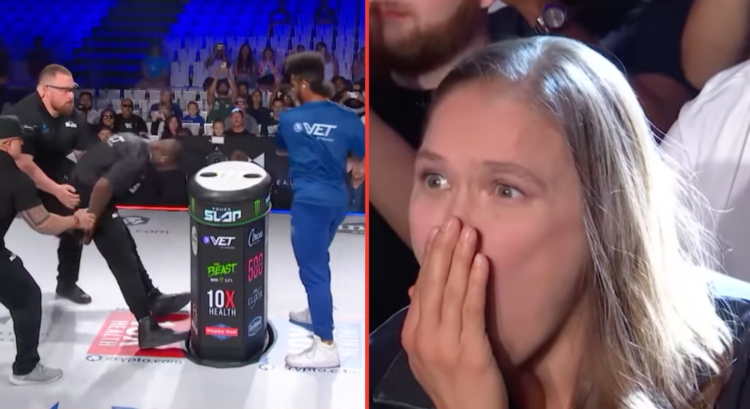 Ronda Rousey reacts to brutal KO at Power Slap 13