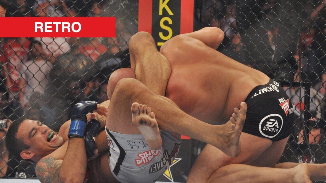 Fabricio Werdum submits Fedor Emelianenko to win their June 2010 Strikeforce fight.