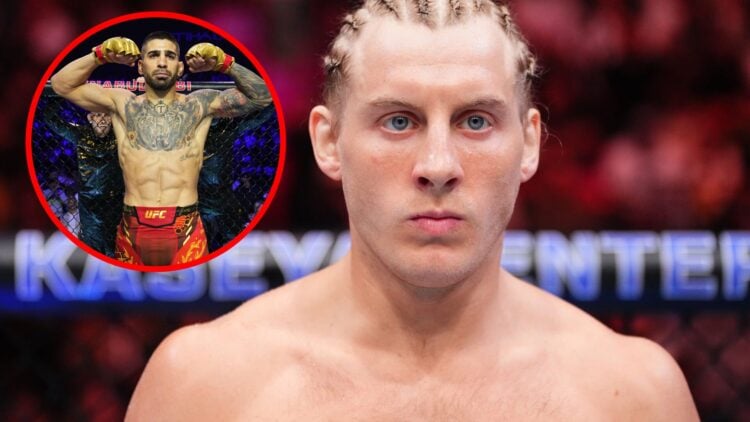 Paddy Pimblett prepares to fight at UFC 314, inset Ilia Topuria prepares to fight at UFC 308
