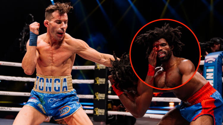 Gaston Reyno punching Milton Volter at BKFC 78