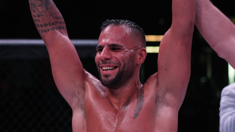 Shahriar Zolfaghari after his win at Fury FC Challenger Series 14