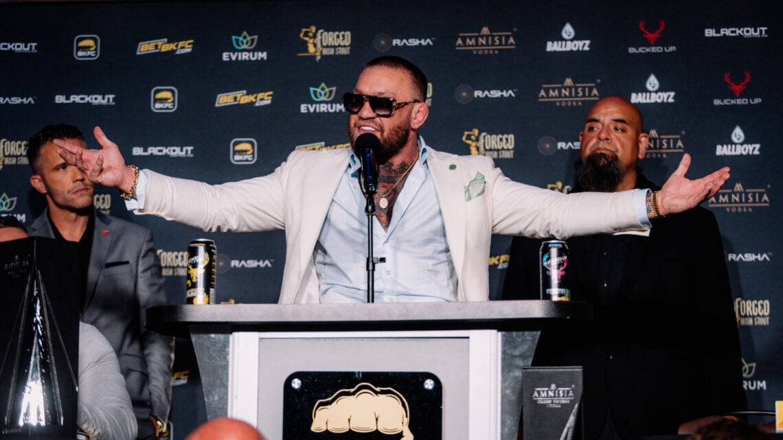 Conor McGregor at BKFC Champions Summit press conference