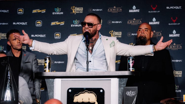 Conor McGregor at BKFC Champions Summit press conference