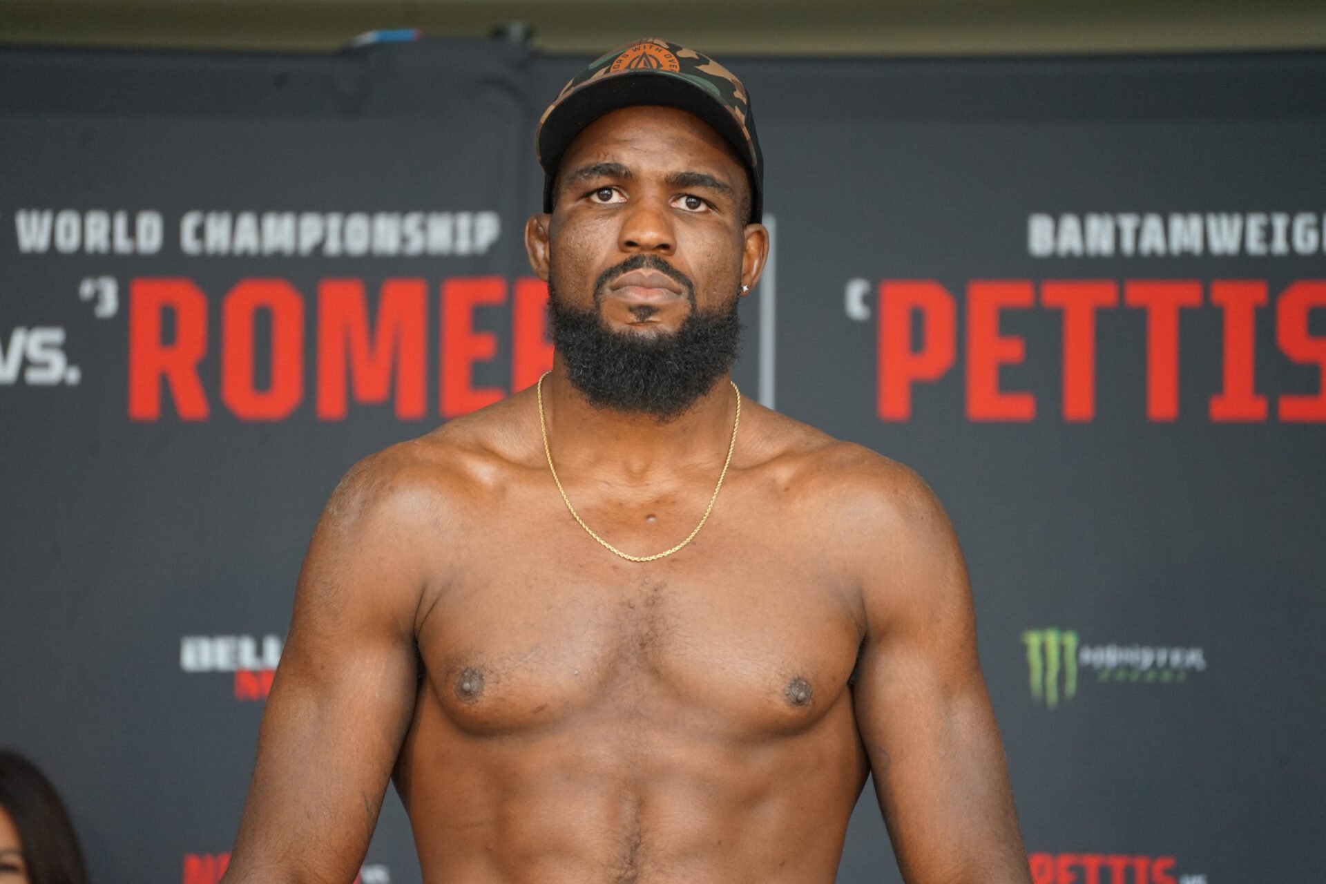 Corey Anderson at Bellator 297 weigh-ins