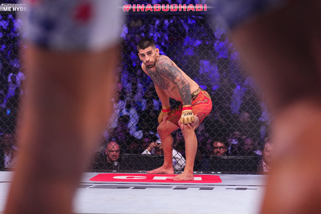 Image of Ilia Topuria facing Max Holloway at UFC 308