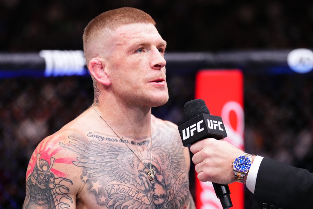 Chris Duncan speaks after submitting Jordan Vucenic at UFC London