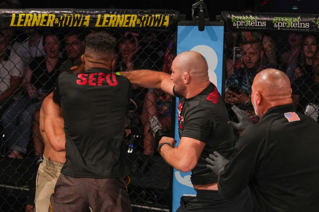 Sean Strickland storms the cage and gets in brawl at Tuff-N-Uff 145