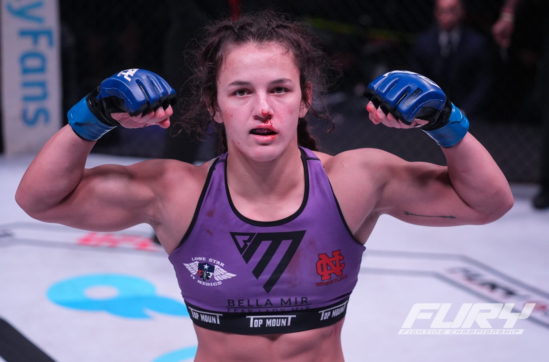 Bella Mir after her win at Fury Challenger Series 14