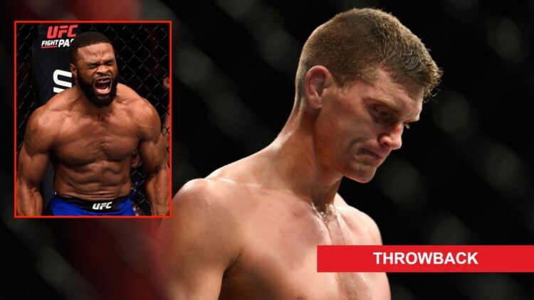 Stephen Thompson and Tyron Woodley face off ahead of their fight at UFC 205