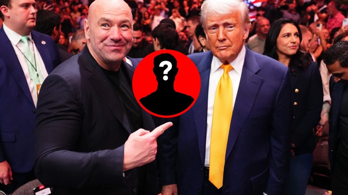 Image of Dana White and President Donald Trump at UFC 316