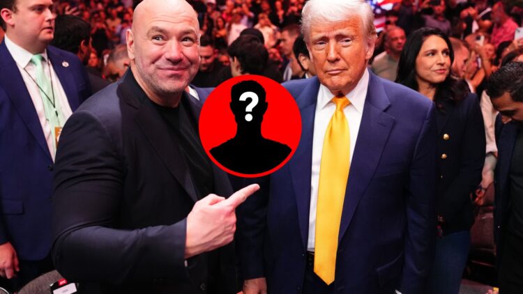 Image of Dana White and President Donald Trump at UFC 316