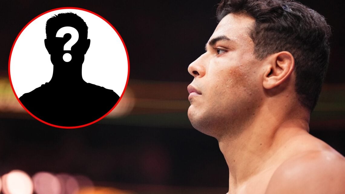 Paulo Costa stares down Sean Strickland before their fight at UFC 302