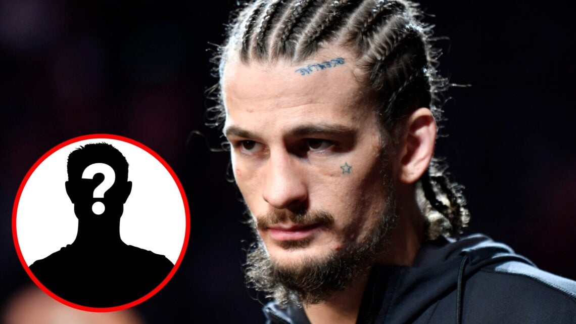Sean O'Malley prepares to face Jose Quinonez at UFC 248, inset mystery icon