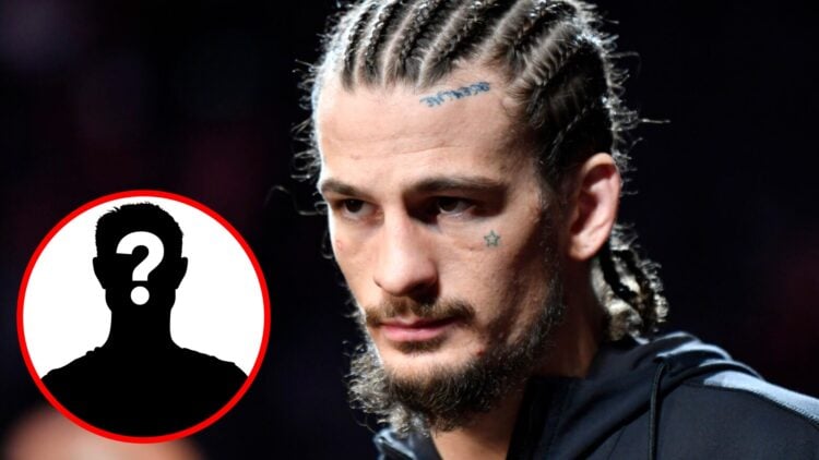Sean O'Malley prepares to face Jose Quinonez at UFC 248, inset mystery icon
