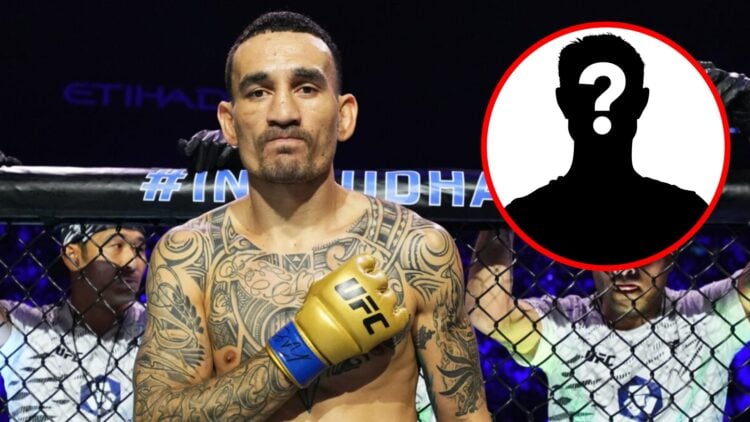 Max Holloway prepares to face Ilia Topuria at UFC 308, inset mystery icon