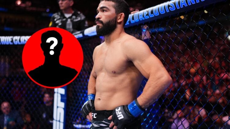 Patricio Pitbull at UFC 318 with mystery inset
