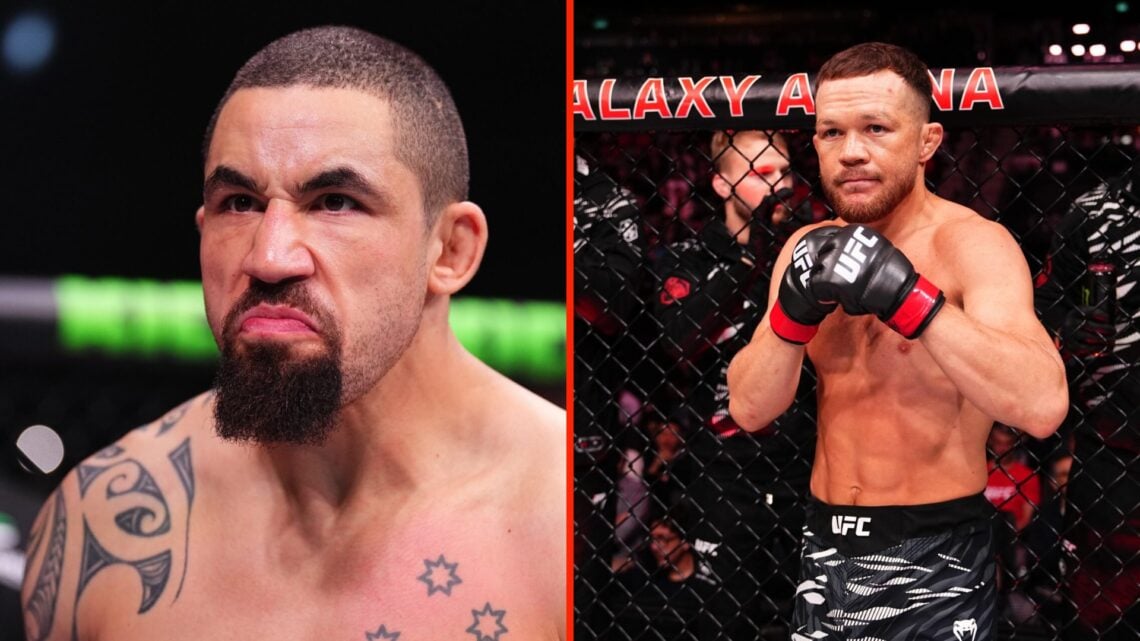 Robert Whittaker moments before UFC 308 fight against Khamzat Chimaev and Petr Yan prepares for his fight with Deiveson Figueiredo