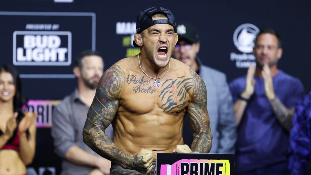 Dustin Poirier at UFC 302 Weigh-in
