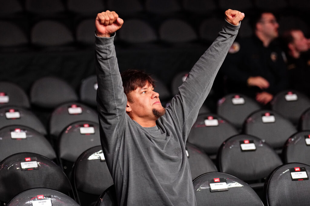 Theo Von in attendance for the UFC 310 prelims