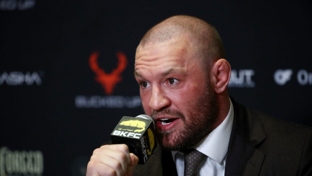 Conor McGregor at BKFC press conference