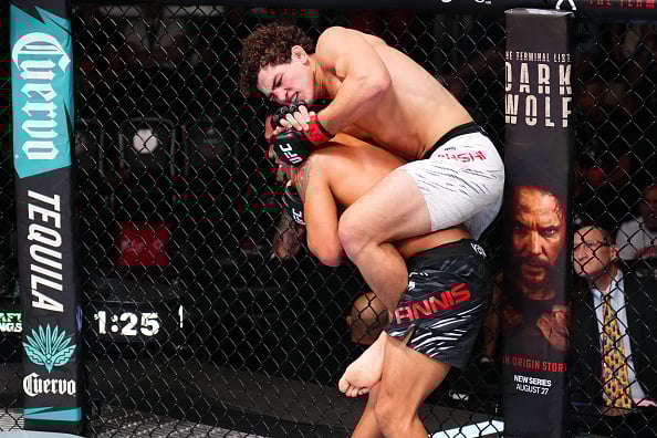 Austin Bashi chokes John Yannis at UFC Vegas 108