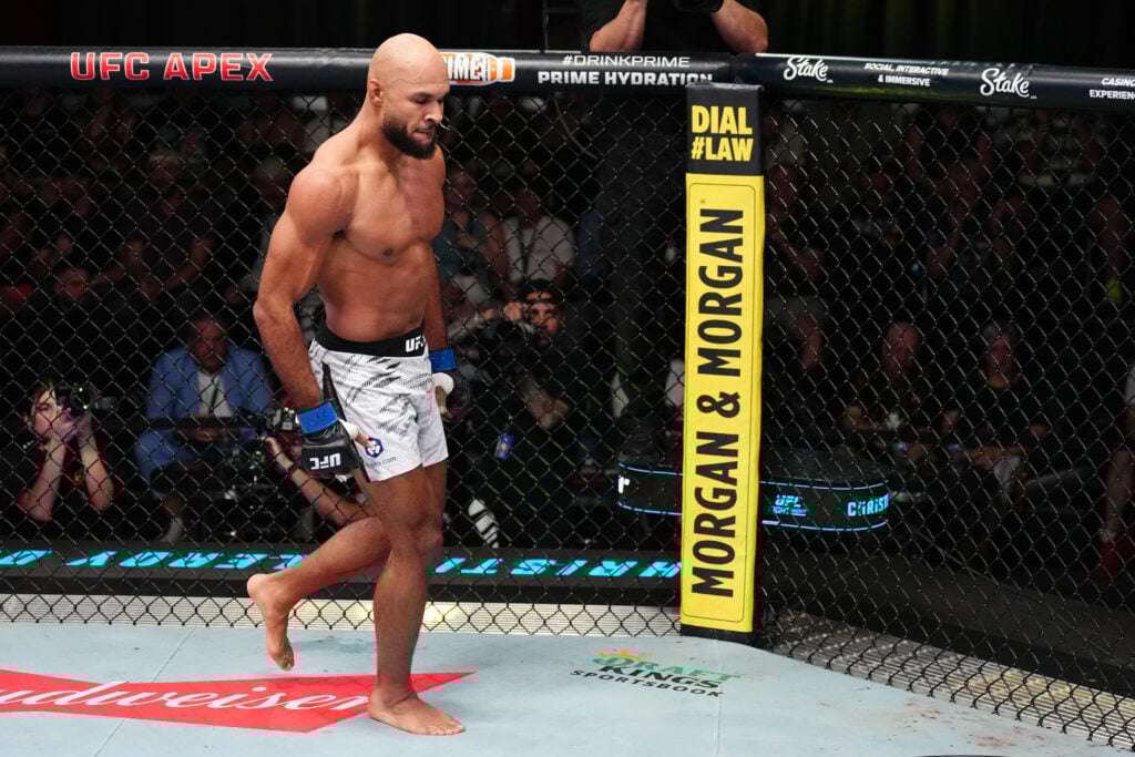 Christian Leroy Duncan celebrates after knocking out Eryk Anders at UFC Vegas 109