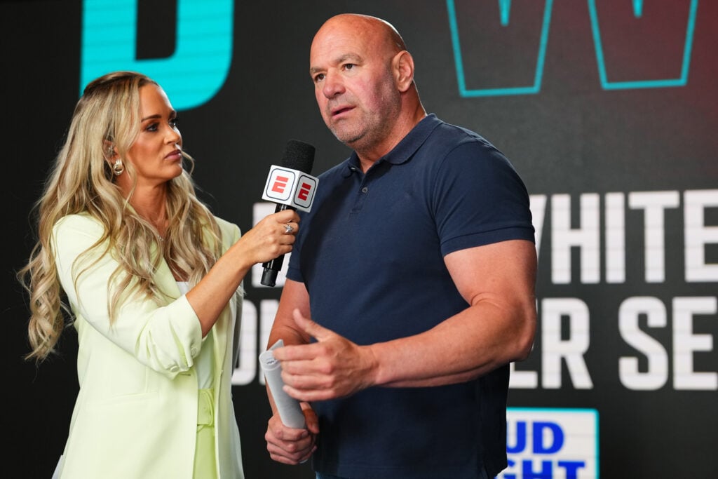 Dana White following Dana White's Contender Series season nine week 1