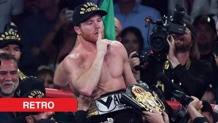 Canelo Alvarez shushes Gennady Golovkin after winning in their rematch