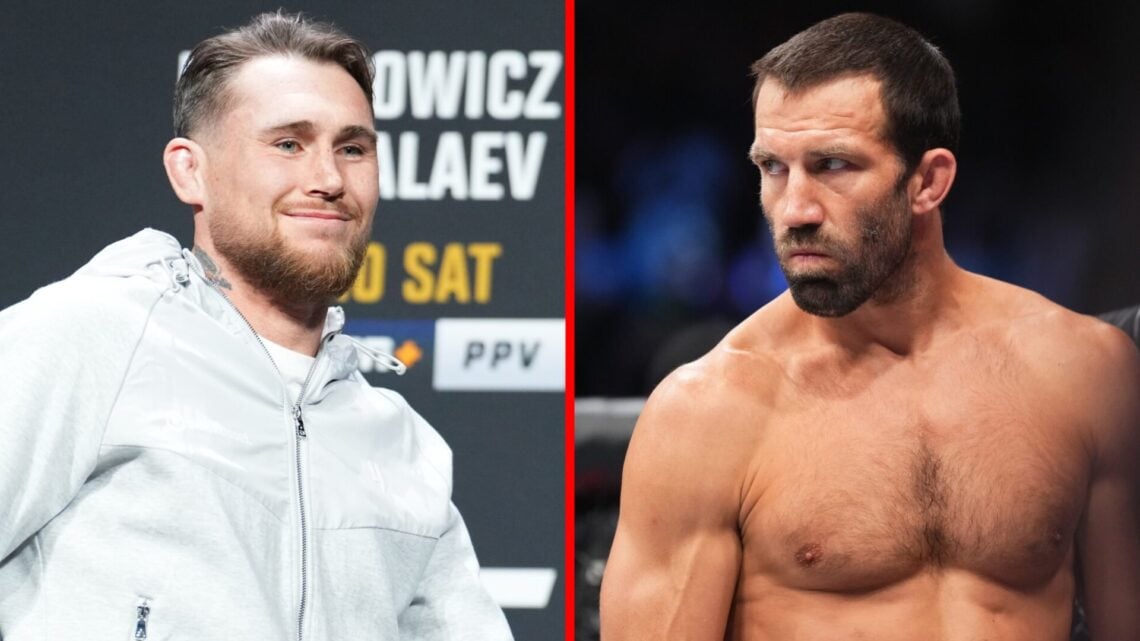 Darren Till on stage at the UFC 282 press conference, Luke Rockhold prepares to face Paulo Costa at UFC 278